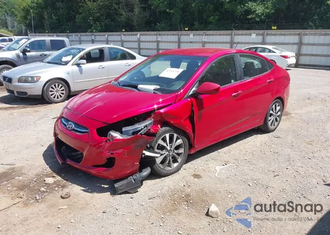 2017 Hyundai Accent Value Edition z USA, uszkodzony, nr VIN KMHCT4AEXHU336311